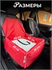 Автокресло для собак, Автокресло для животных утепленное Umkapets 55х50см, красный 4571683258